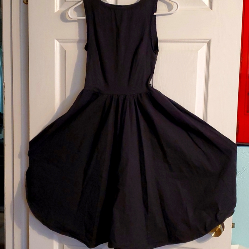 Simple black dress